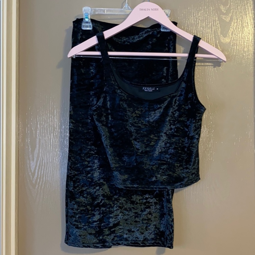 2 piece skirt and tank top set